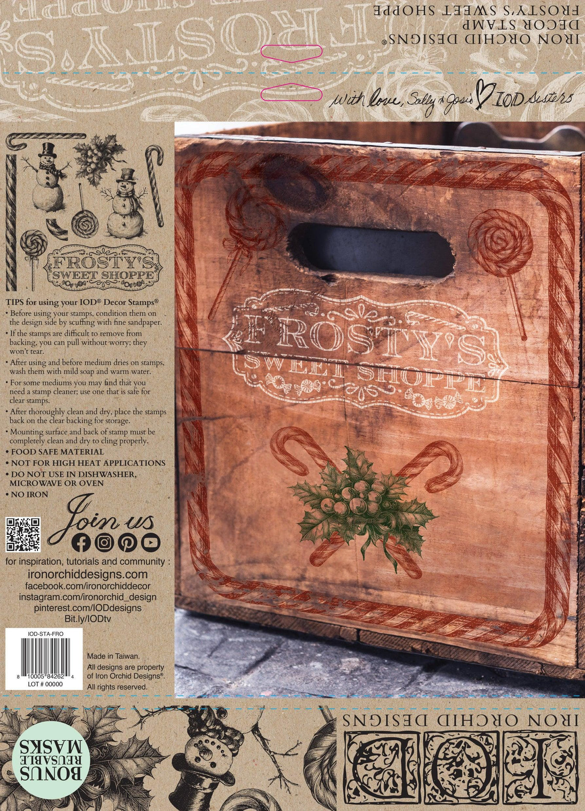 Iron Orchid Designs Frosty's Sweet Shoppe Stamp - Limited Release