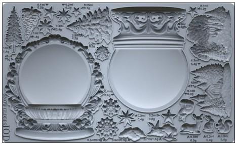 Iron Orchid Designs Snow Globes for DIY Christmas Ornaments, Holiday Keepsakes & Vintage-Inspired Decor - Limited Release