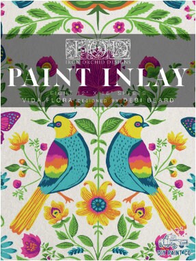 Iron Orchid Designs - Vida Flora Paint Inlay
