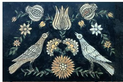 Iron Orchid Designs - Pennsylvania Folk Stamp