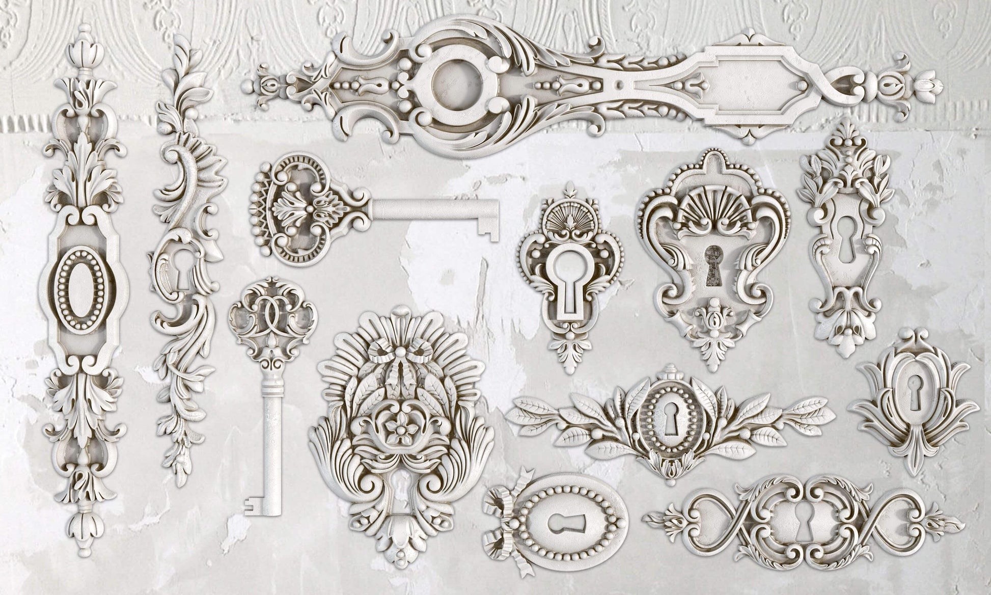 Iron Orchid Designs - Lock and Key Mould
