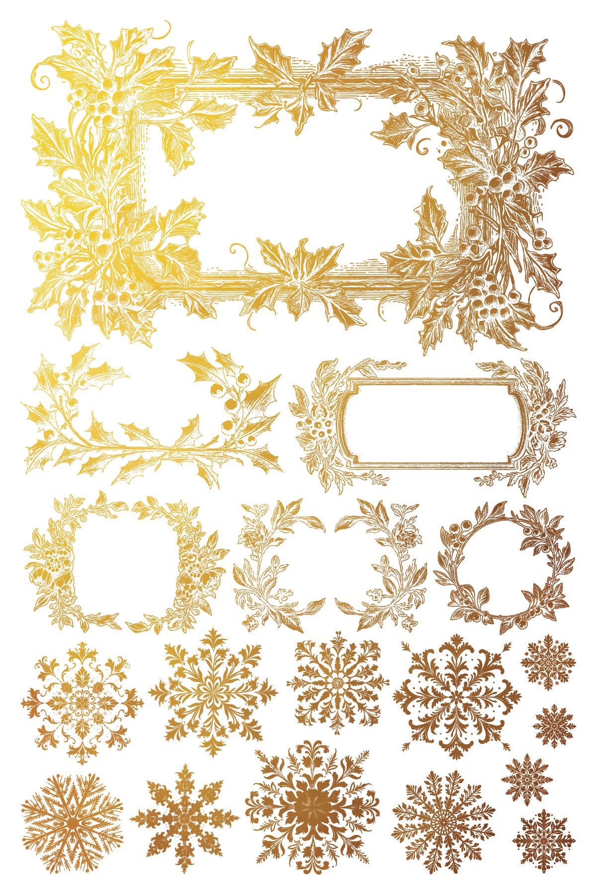 Iron Orchid Designs - TINSEL - Gilded Transfer