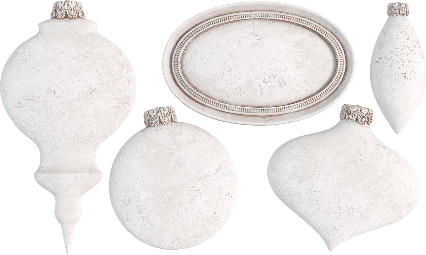 Iron Orchid Designs Bibelots Mould - Food Safe Silicone Mold for Ornament Blanks, Furniture Appliques & Crafts