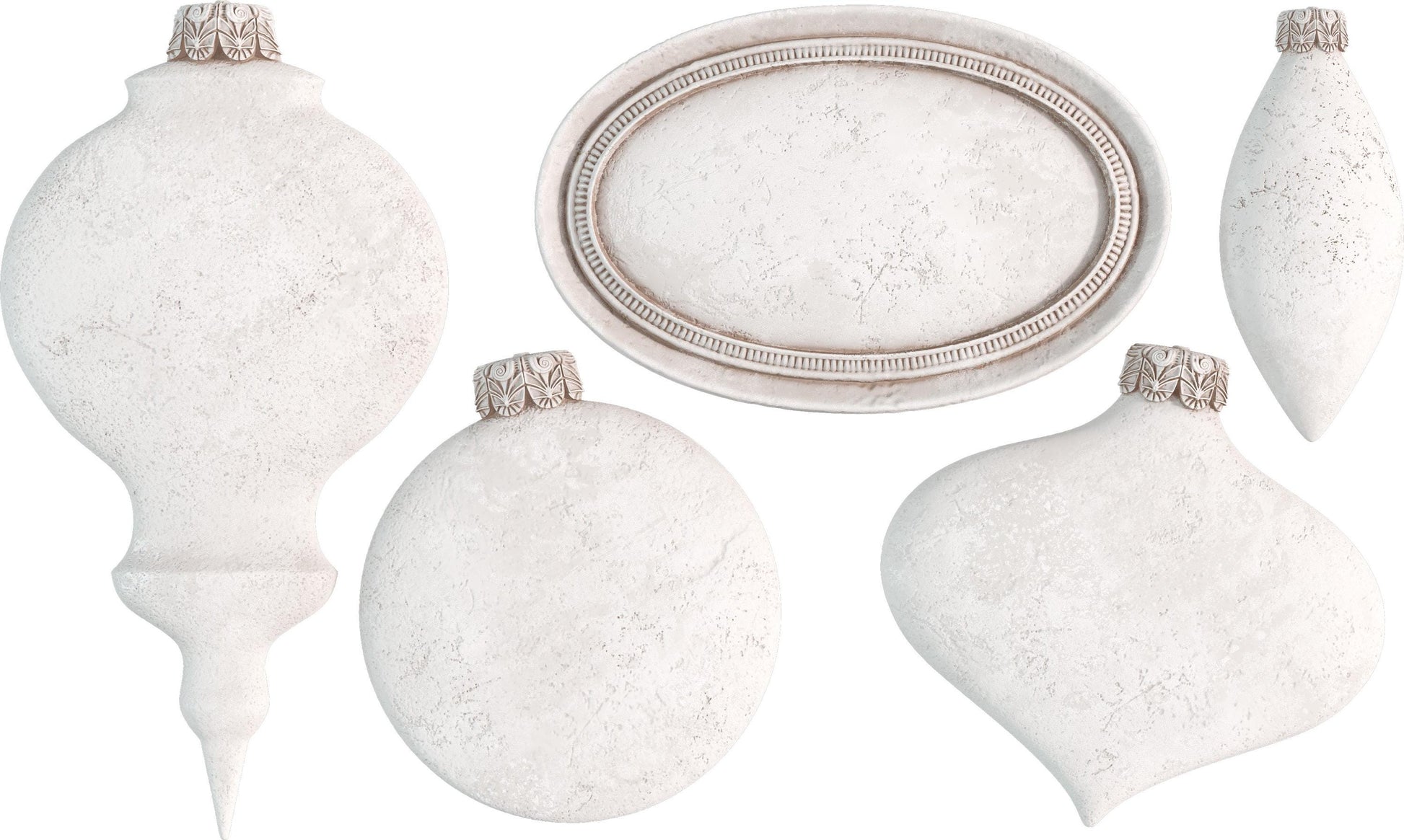 Iron Orchid Designs Bibelots Mould - Food Safe Silicone Mold for Ornament Blanks, Furniture Appliques & Crafts