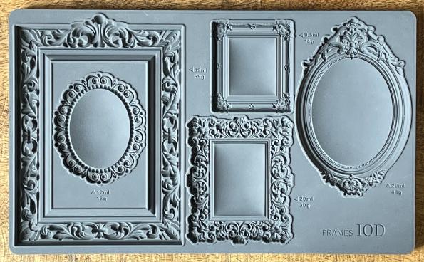 Iron Orchid Designs Frames Mould - Food Safe Silicone Mold for Decorative Frame Appliques, Furniture & Mixed Media