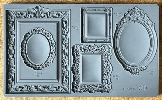 Iron Orchid Designs Frames Mould - Food Safe Silicone Mold for Decorative Frame Appliques, Furniture & Mixed Media