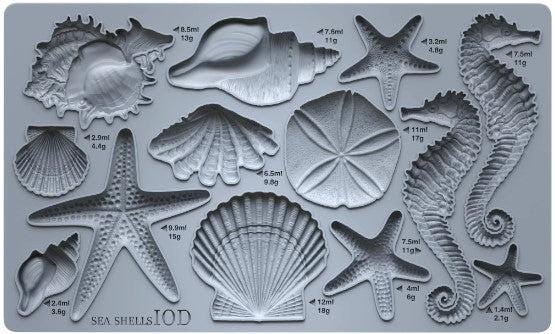 Iron Orchid Designs - Sea Shells Mould