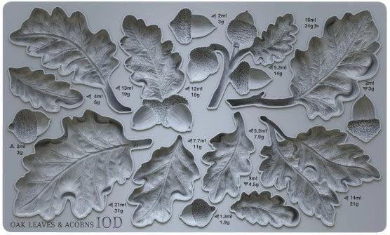Iron Orchid Designs - Oak Leaves and Acorns Mould