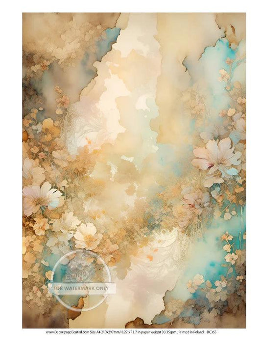 A4 Cottagecore Wallpaper Decoupage - DC365