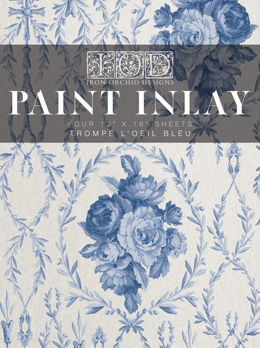 Iron Orchid Designs - Trompe l'oeil Bleu