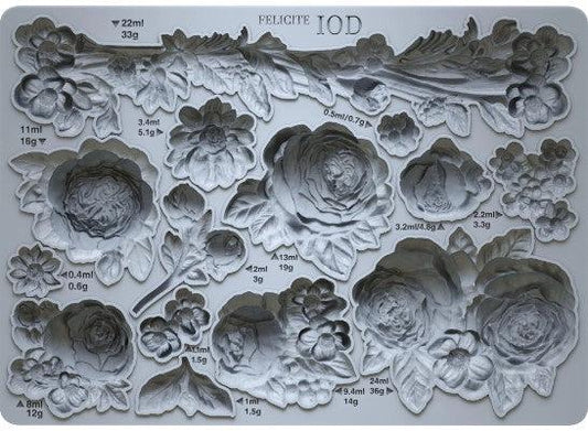 Iron Orchid Designs - Felicite 5x7 Mould
