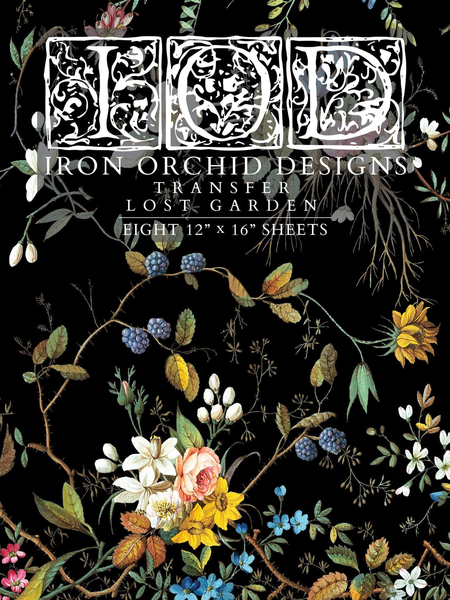 Iron Orchid Designs - Lost Garden Transfer