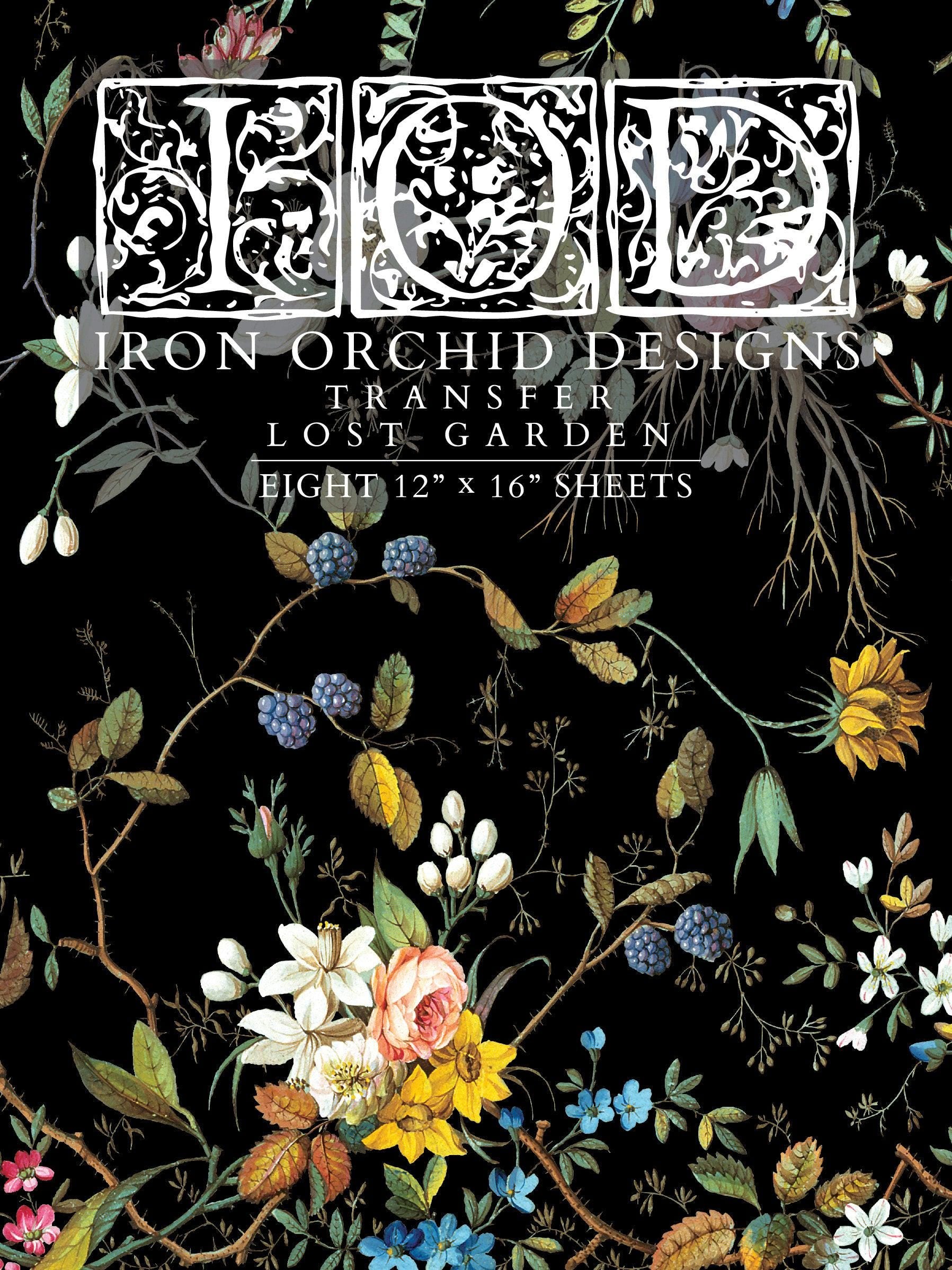 Iron Orchid Designs - Lost Garden Transfer
