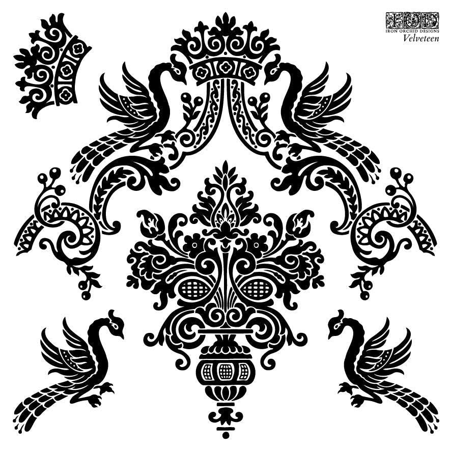 Iron Orchid Designs - Velveteen Stamp
