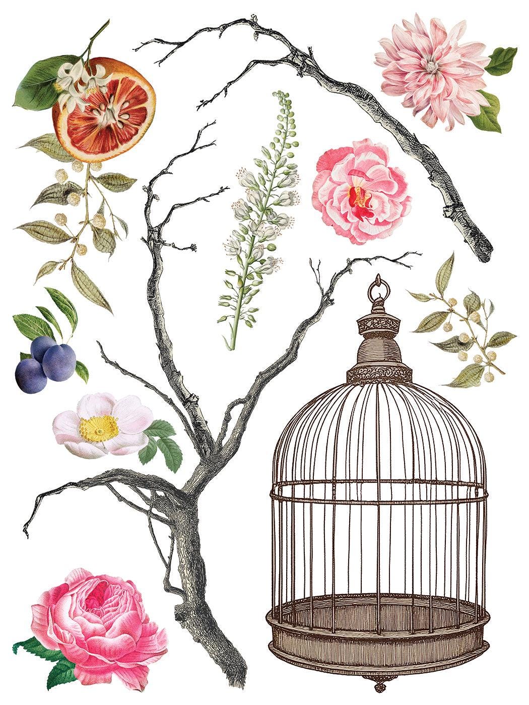 Iron Orchid Designs Menagerie Transfer