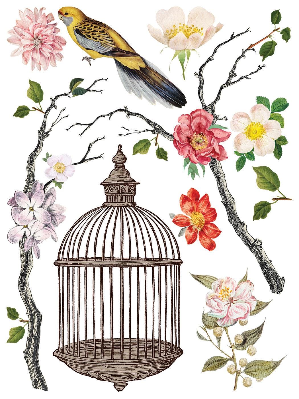 Iron Orchid Designs Menagerie Transfer