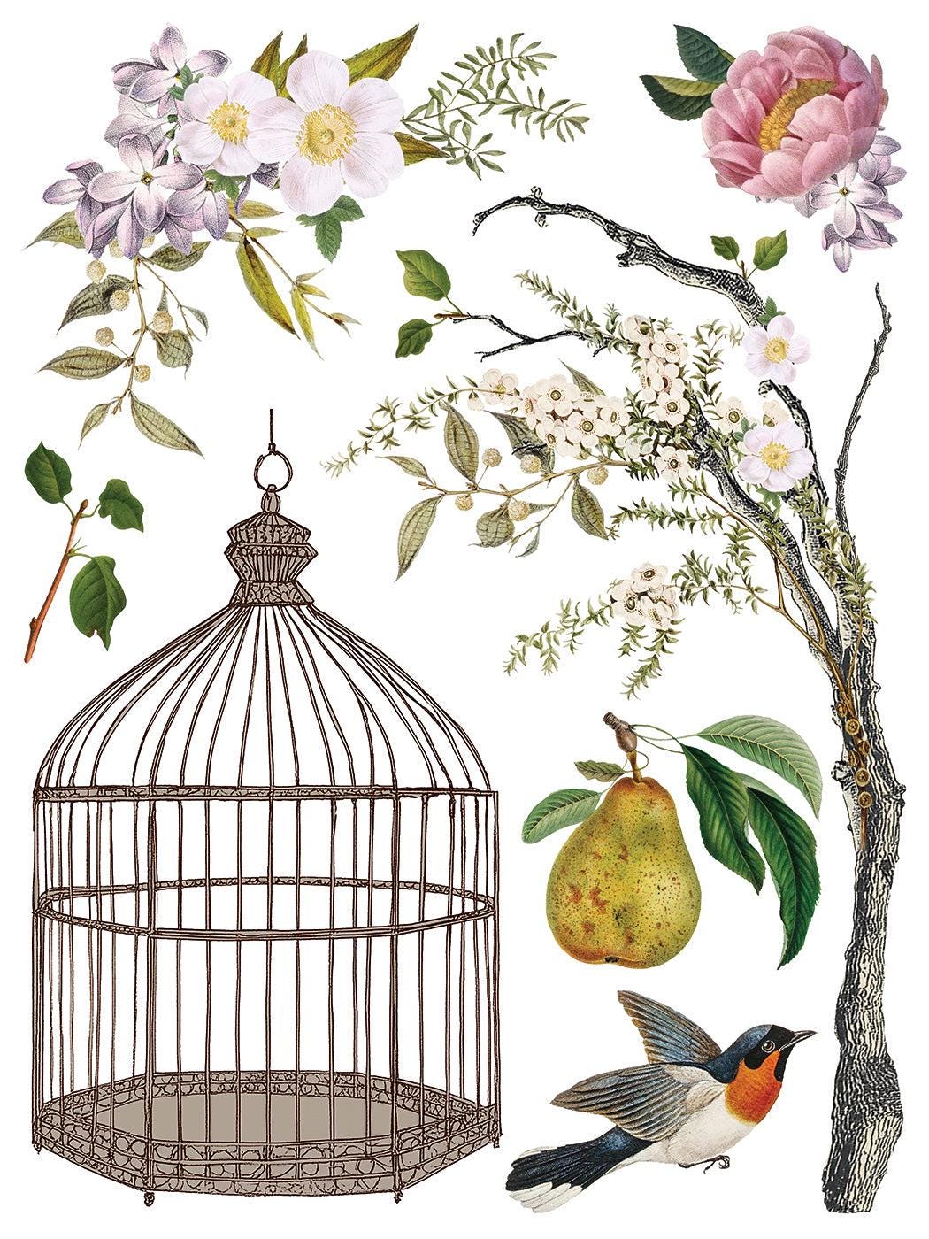 Iron Orchid Designs Menagerie Transfer