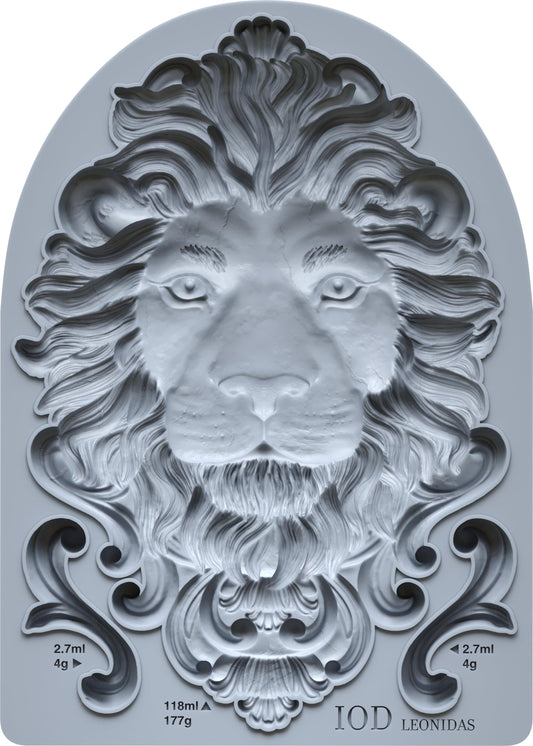 Iron Orchid Designs - Leonidas Mould | Vintage Embossed Mold for Crafting, Resin, Clay & DIY Projects