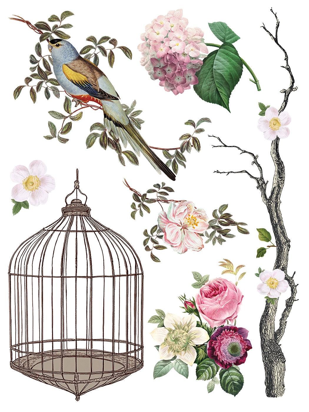 Iron Orchid Designs Menagerie Transfer