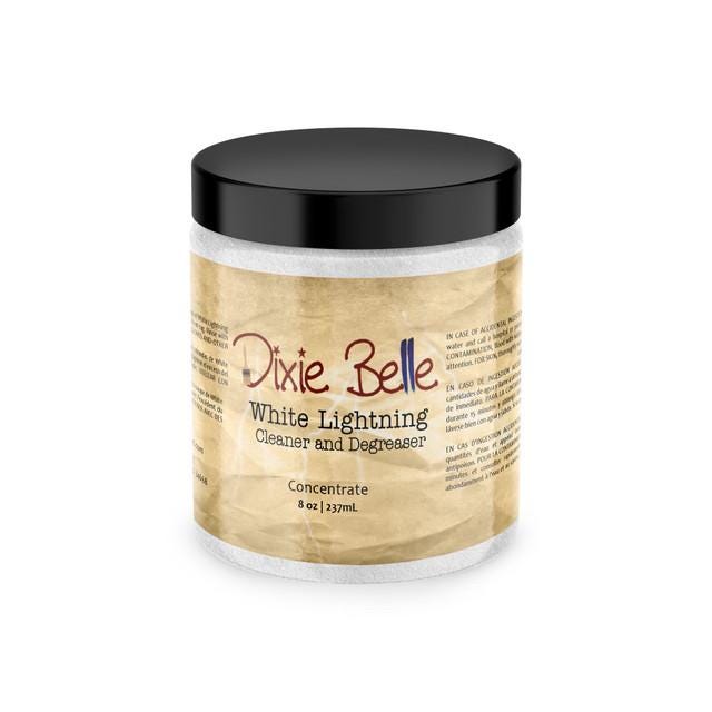 White Lightning Cleaner Concentrate by Dixie Belle – Degreaser Prep for Chalk Paint, Furniture Makeovers, Cabinets and Decoupage Projects
