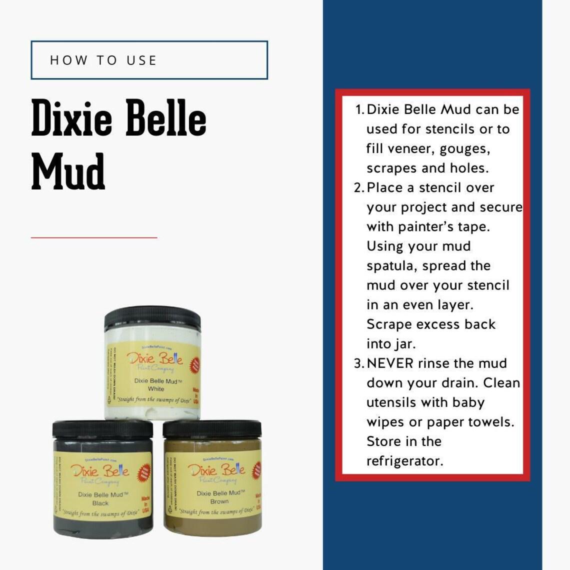 Dixie Mud by Dixie Belle to fill scratches, holes, and gouges before painting