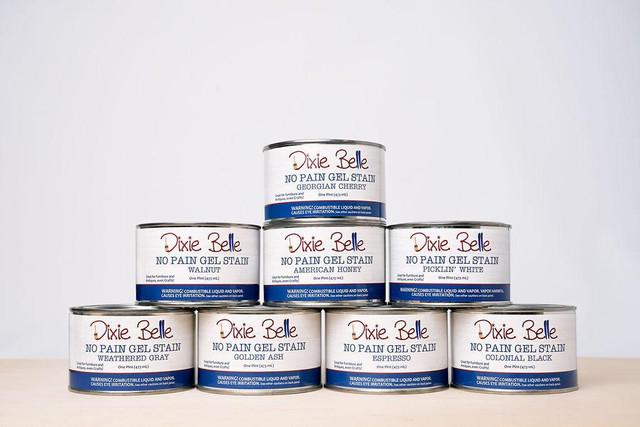 No Pain Gel Stain – Oil-Based Wood Finish by Dixie Belle Easy Application Furniture Makeovers