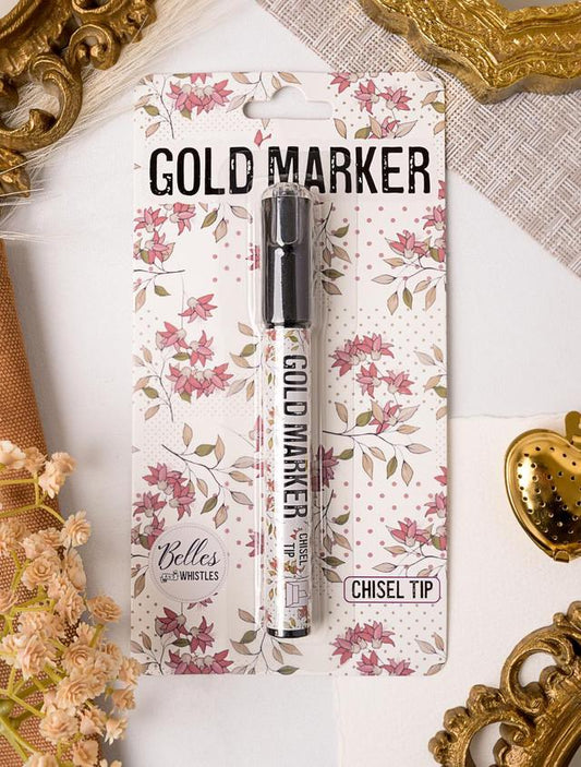 Dixie Belle Gold Marker – Metallic Accent for Furniture, Ornaments, Decor, Tags & Handmade Gift Projects