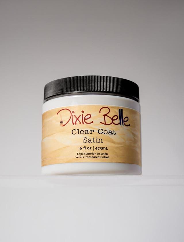 Dixie Belle Clear Coat Top Coat Finished in Flat, Satin and Gloss | Durable Chalk Paint Sealer for Furniture & Decor
