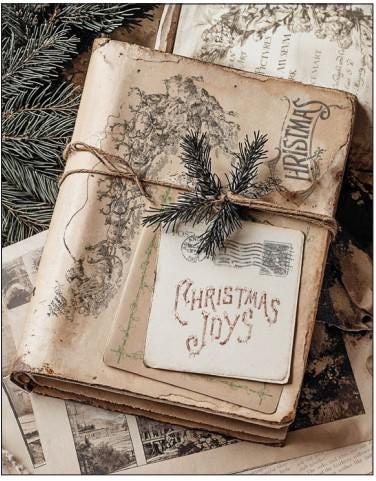 Iron Orchid Designs Christmas Post 12x12 Stamp