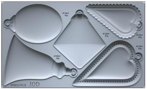 Iron Orchid Designs Bibelots 2 Mould - Food Safe Silicone Mold for DIY Christmas Ornaments, Holiday Decor & Keepsakes
