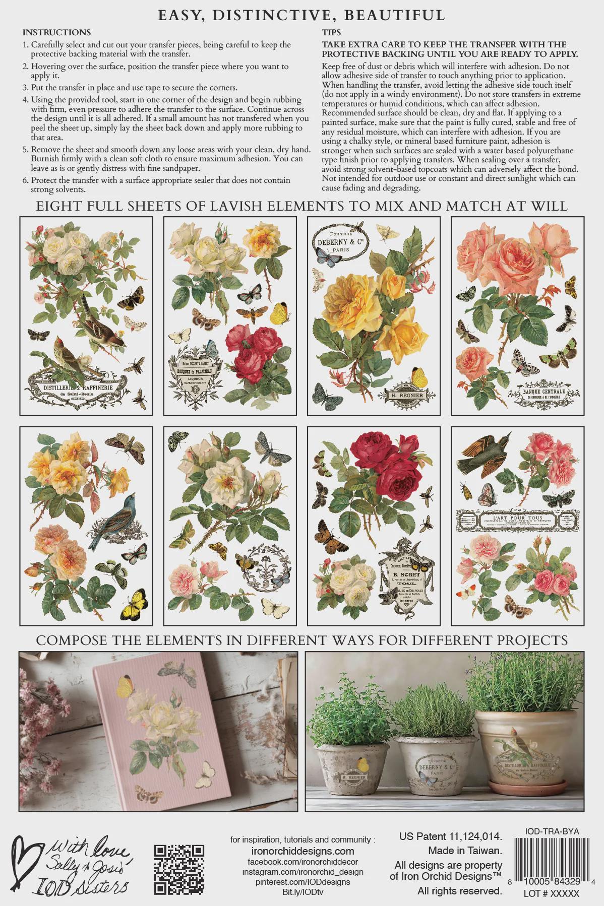 Iron Orchid Designs - By Any Other Name Transfer