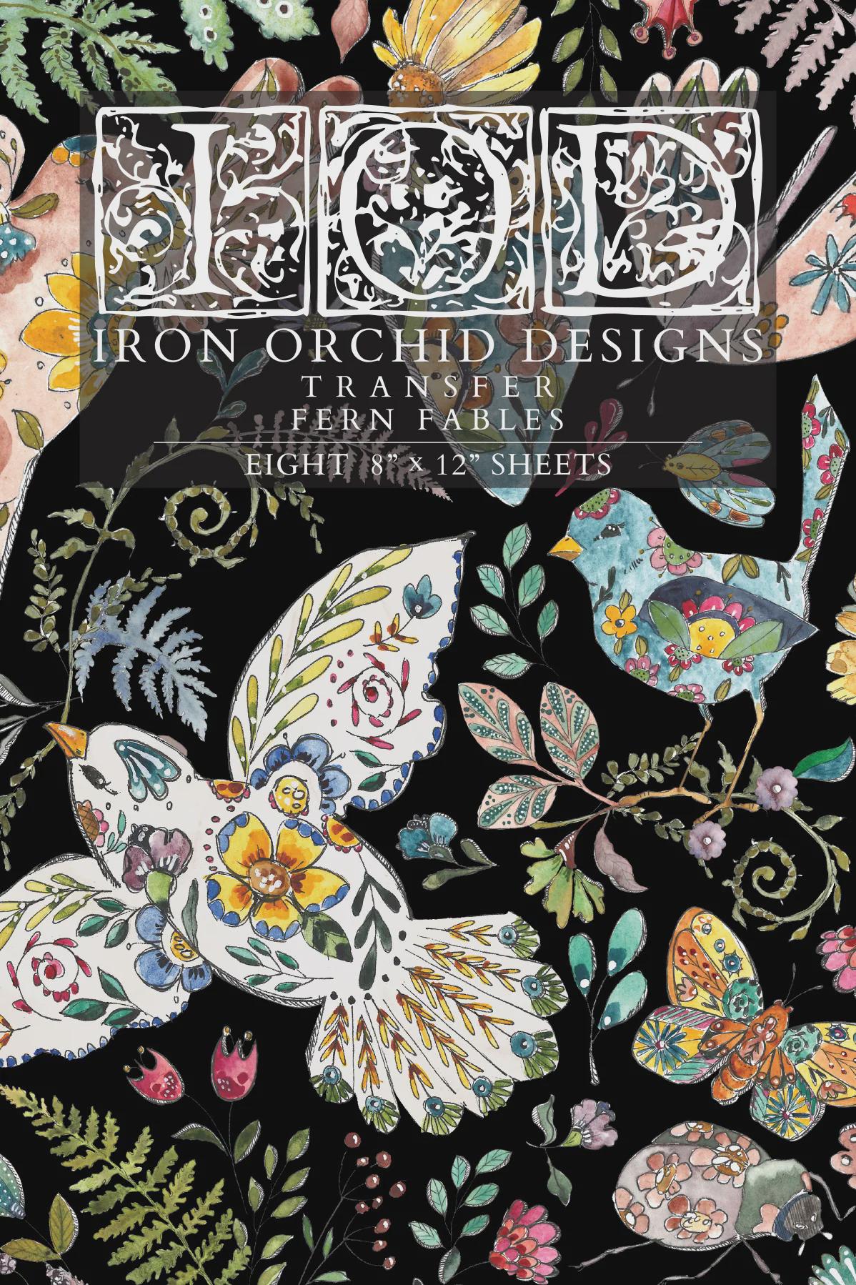 Iron Orchid Designs - Fern Fables Transfer