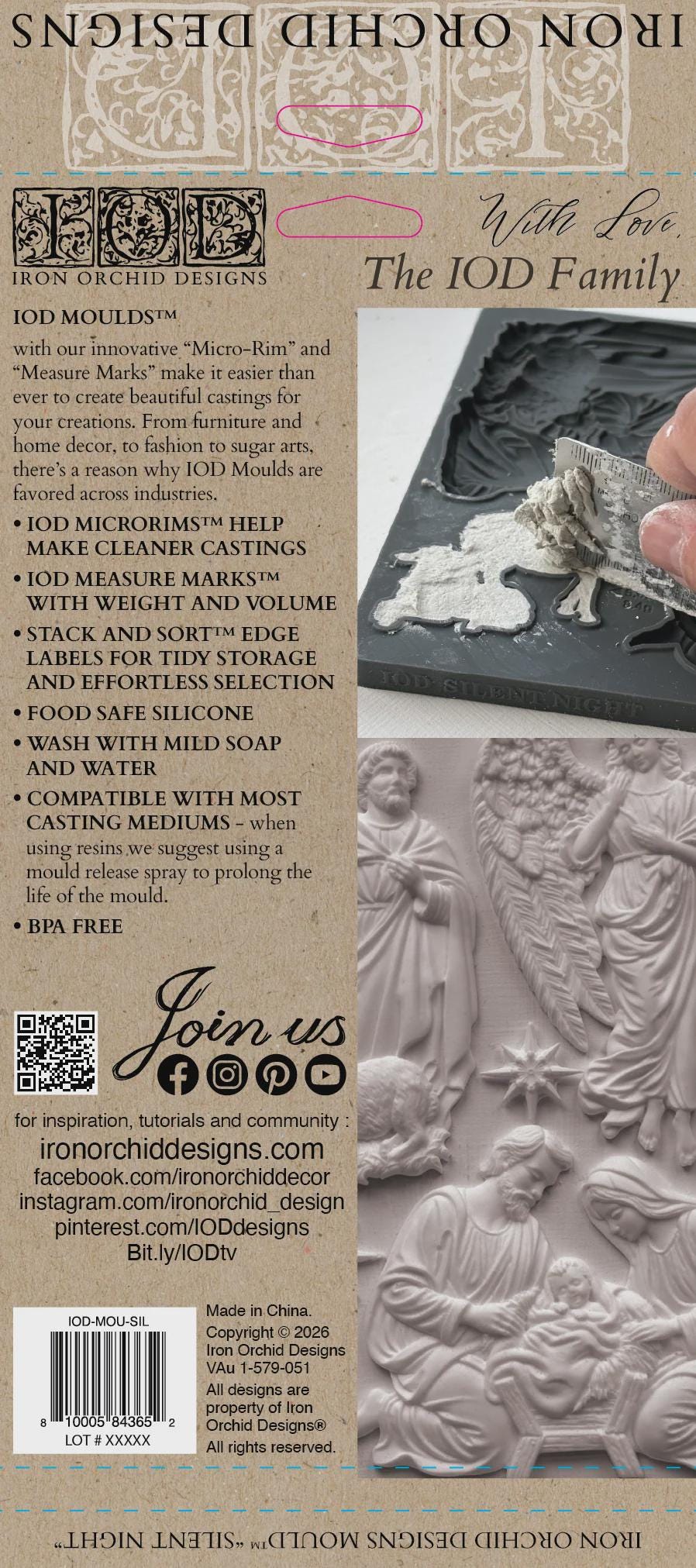 Iron Orchid Designs - Silent Night Mould