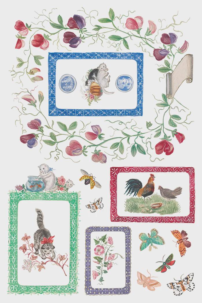 Iron Orchid Designs - Emily Clare - 8"x12" Transfer