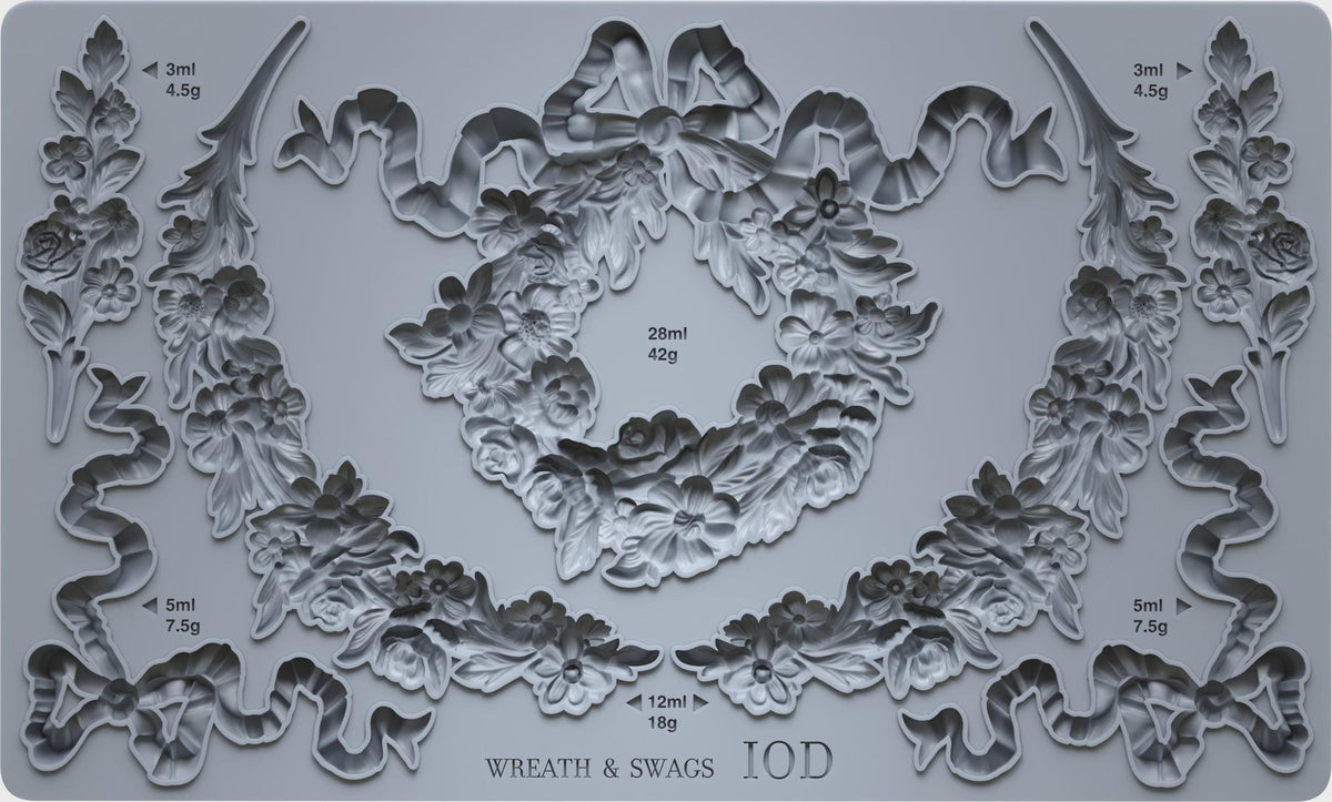 Iron Orchid Designs - Wreath and Swags Mould