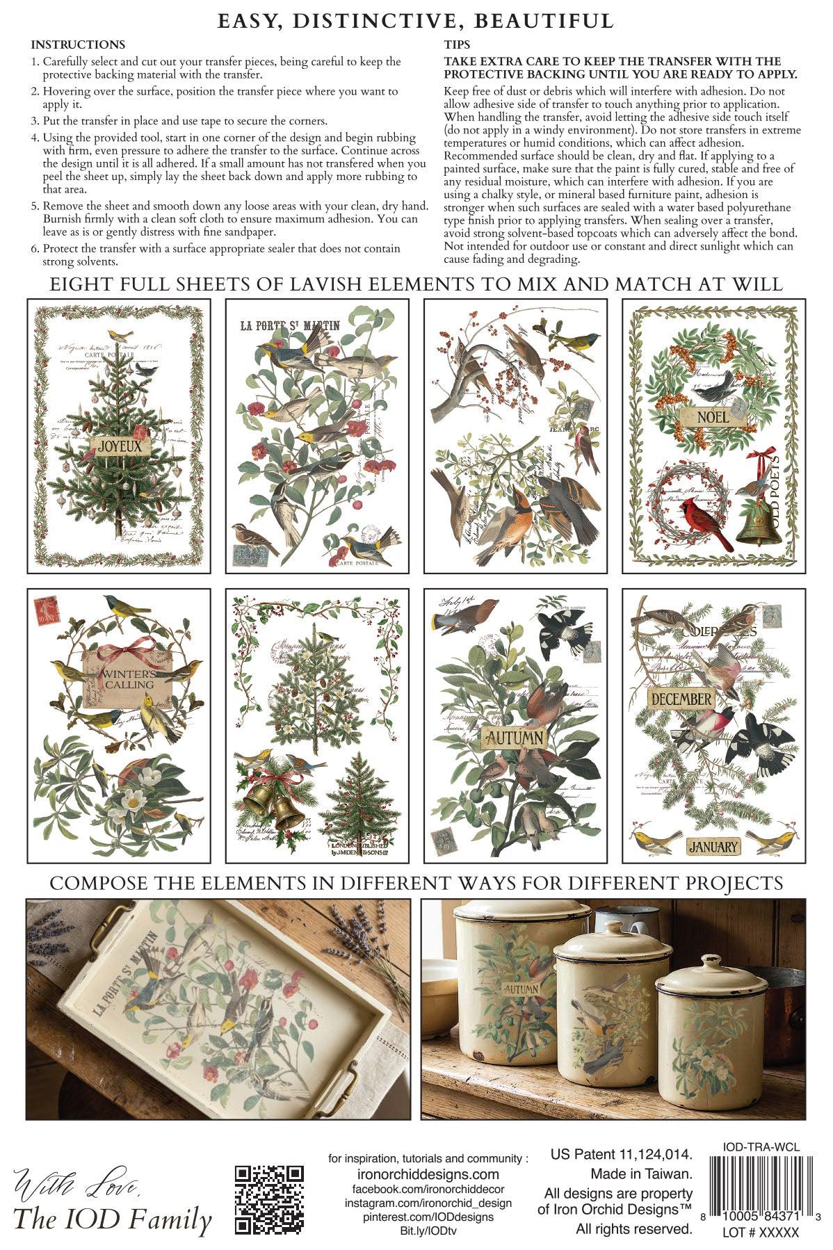 Iron Orchid Designs - Winter's Calling Transfer